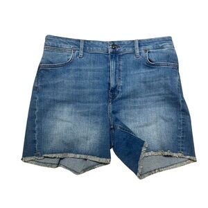 Tecovas Blue Jean Cutoff Shorts with Distressed Detailing sz 30